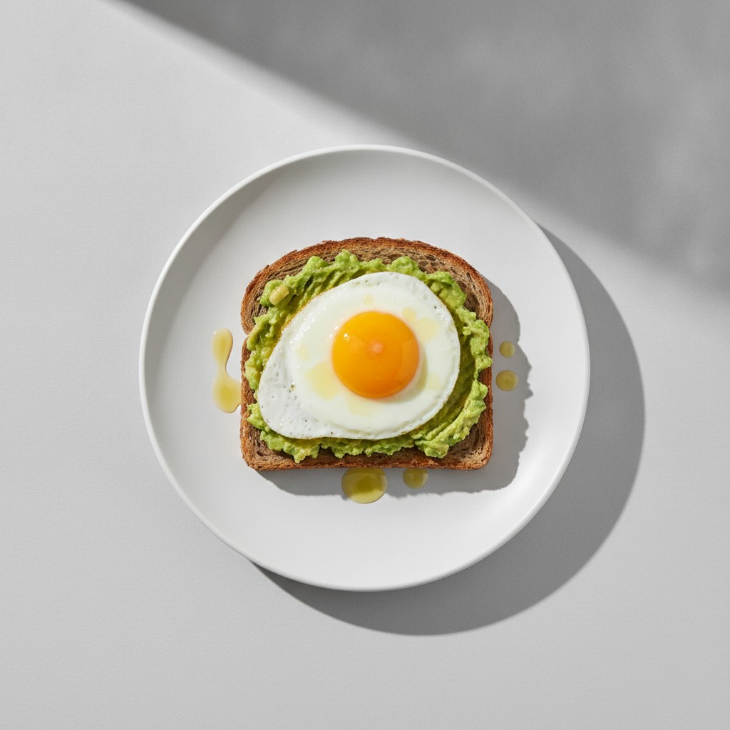 Avocado toast with egg