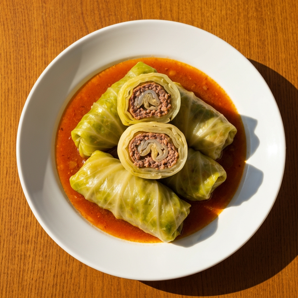 Cabbage rolls (golubtsy)