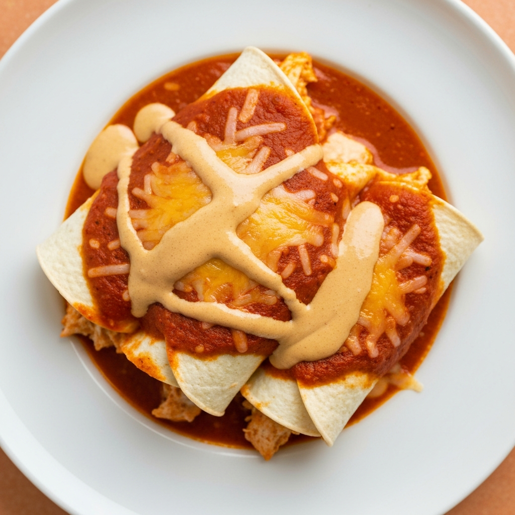 Chicken enchiladas