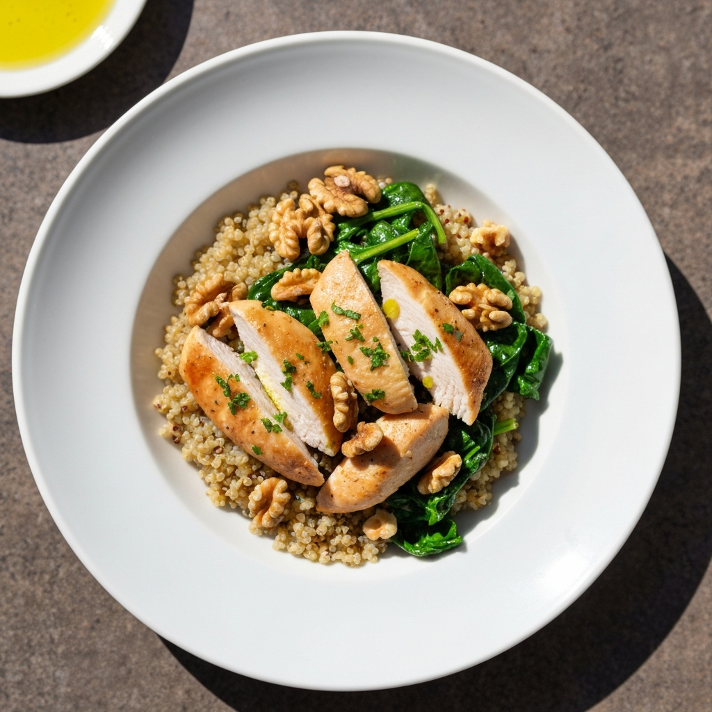 Chicken quinoa bowl