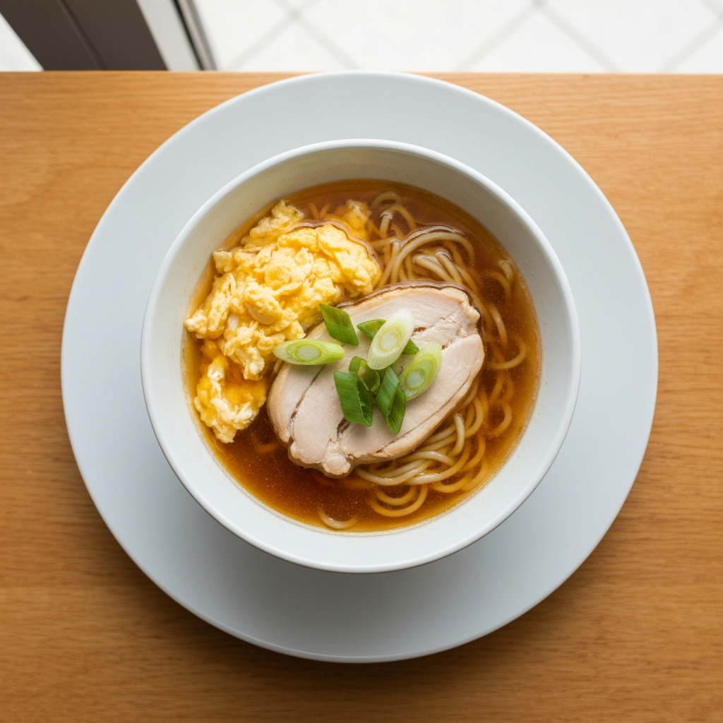 Chicken ramen bowl