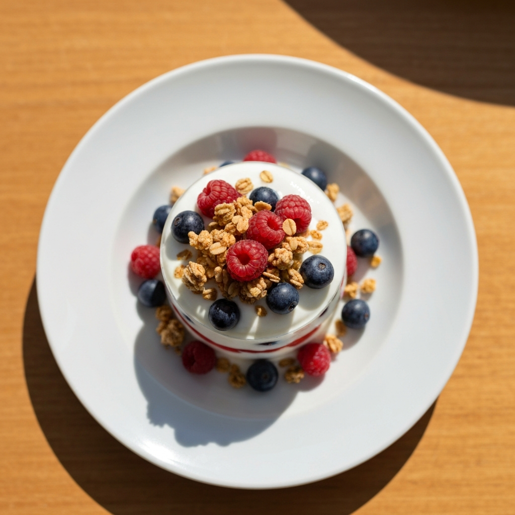 Greek yogurt parfait