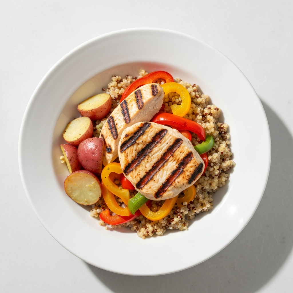Grilled Chicken Quinoa Bowl