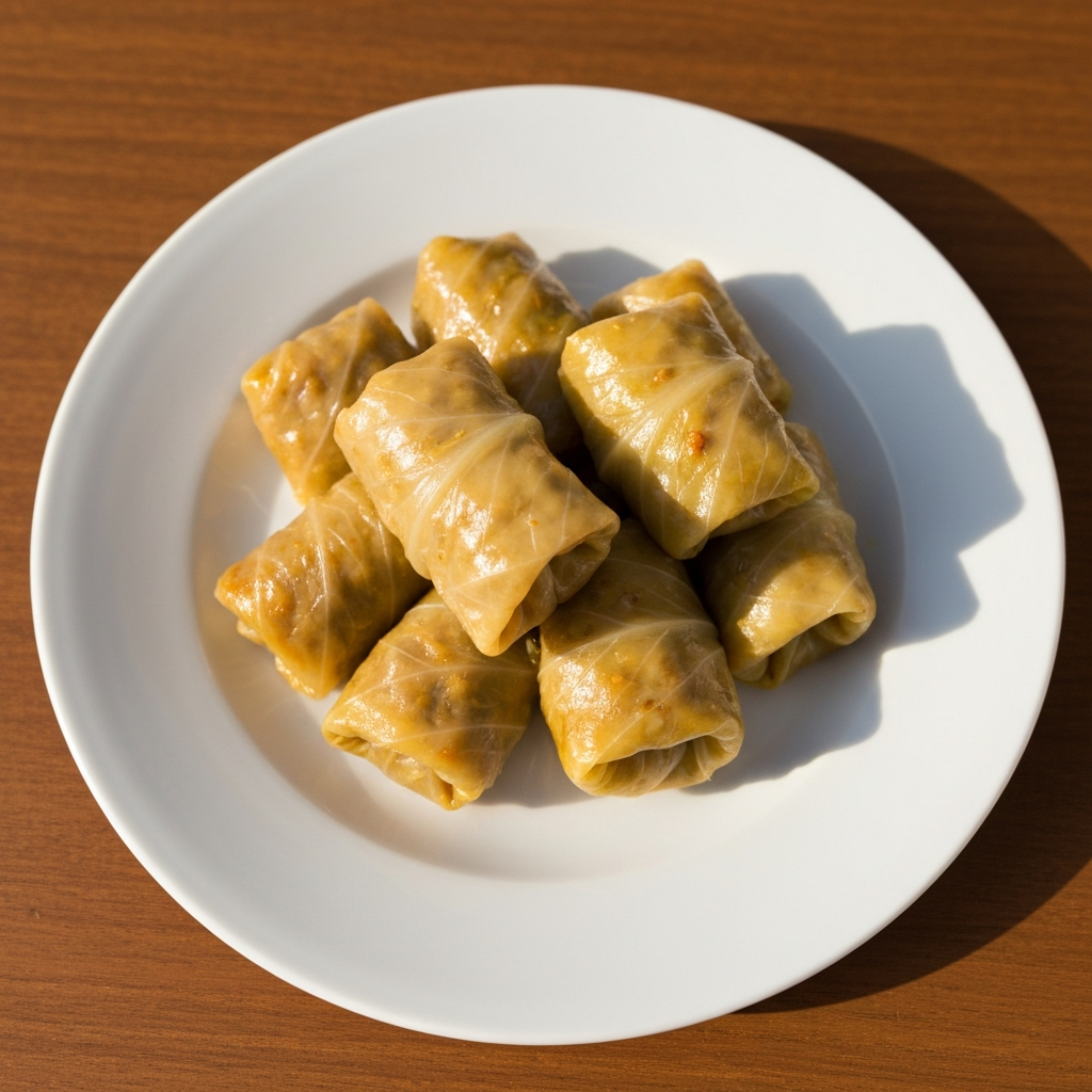 Holubtsi (stuffed cabbage rolls)