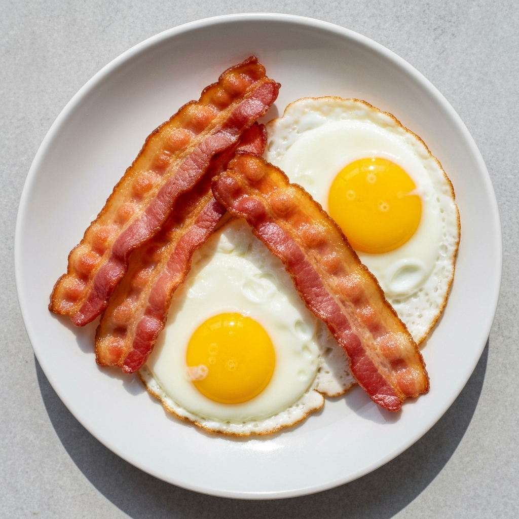 Keto bacon and eggs