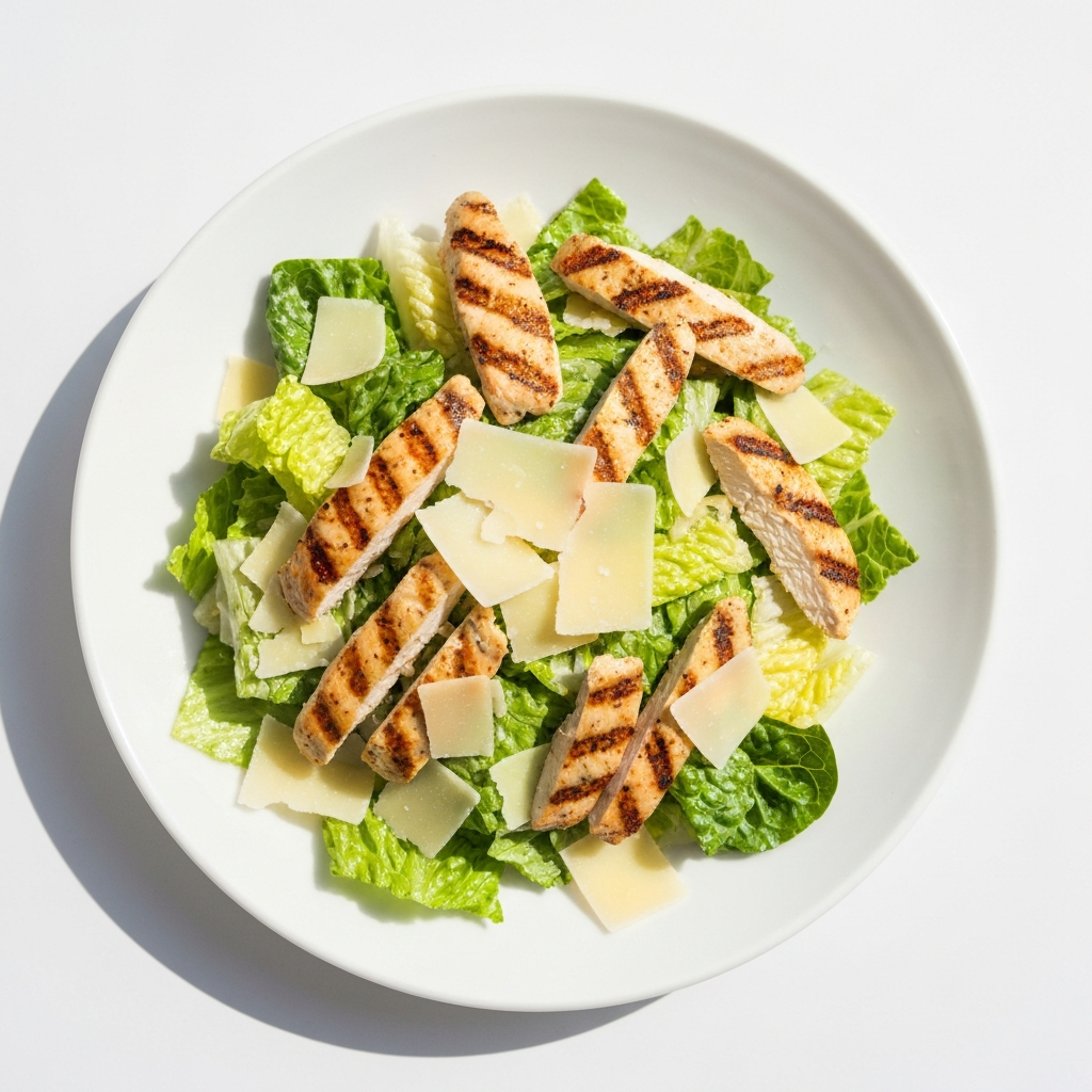 Keto chicken Caesar (no croutons)
