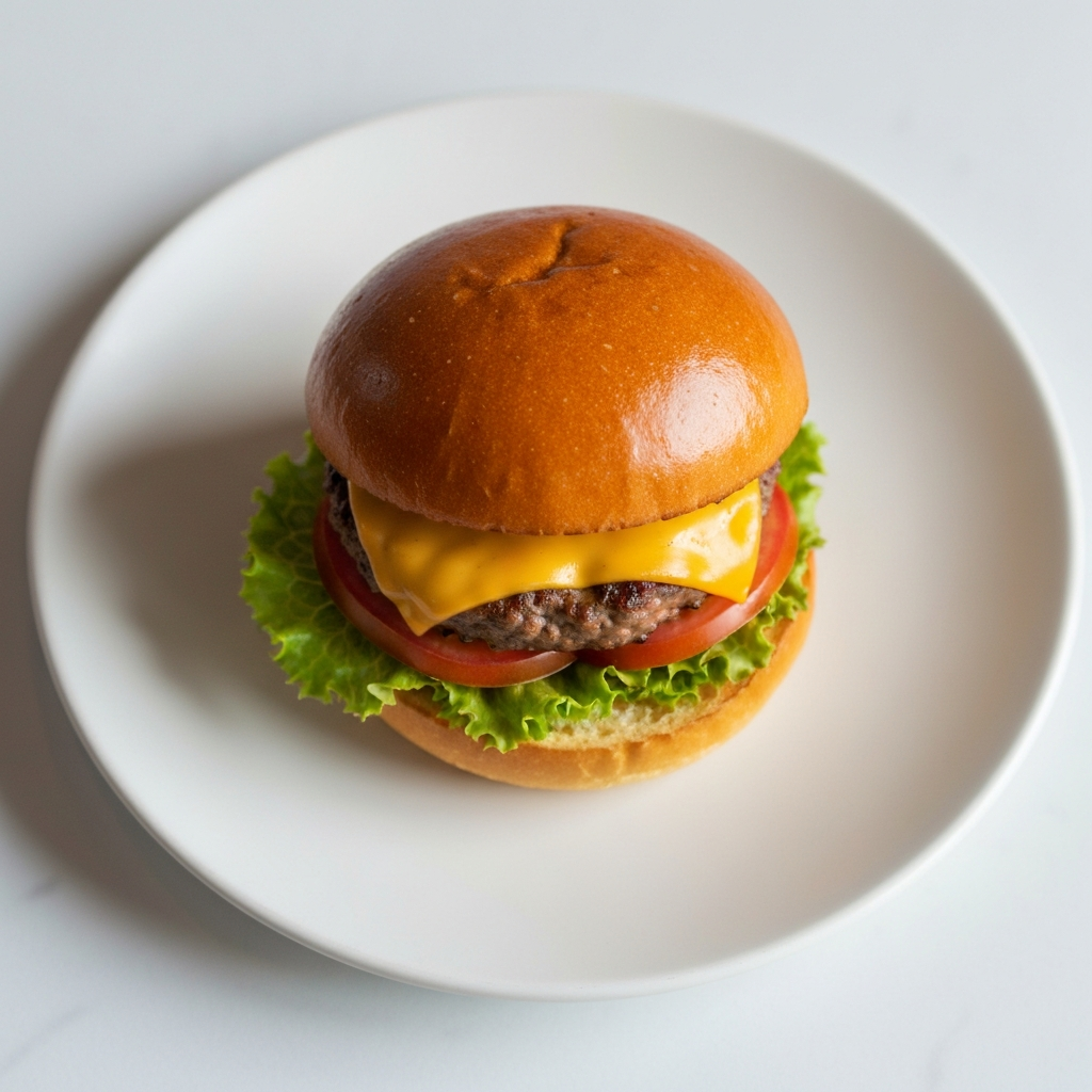 Single cheeseburger