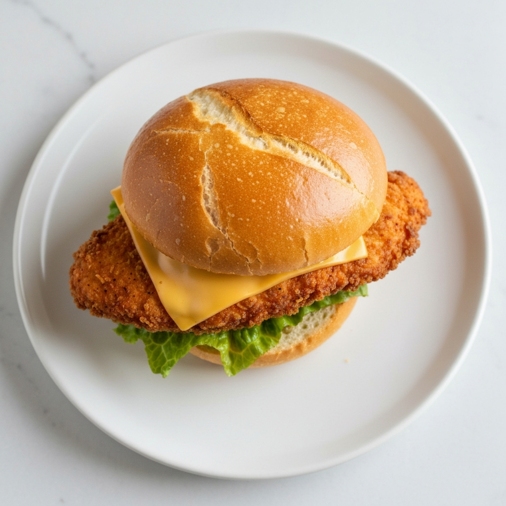 Crispy chicken sandwich