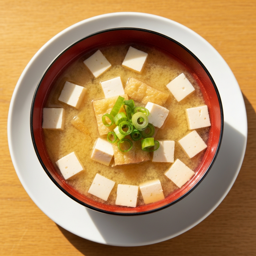 Miso soup with tofu