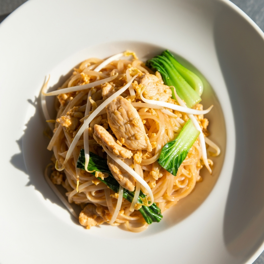 Pad Thai with chicken
