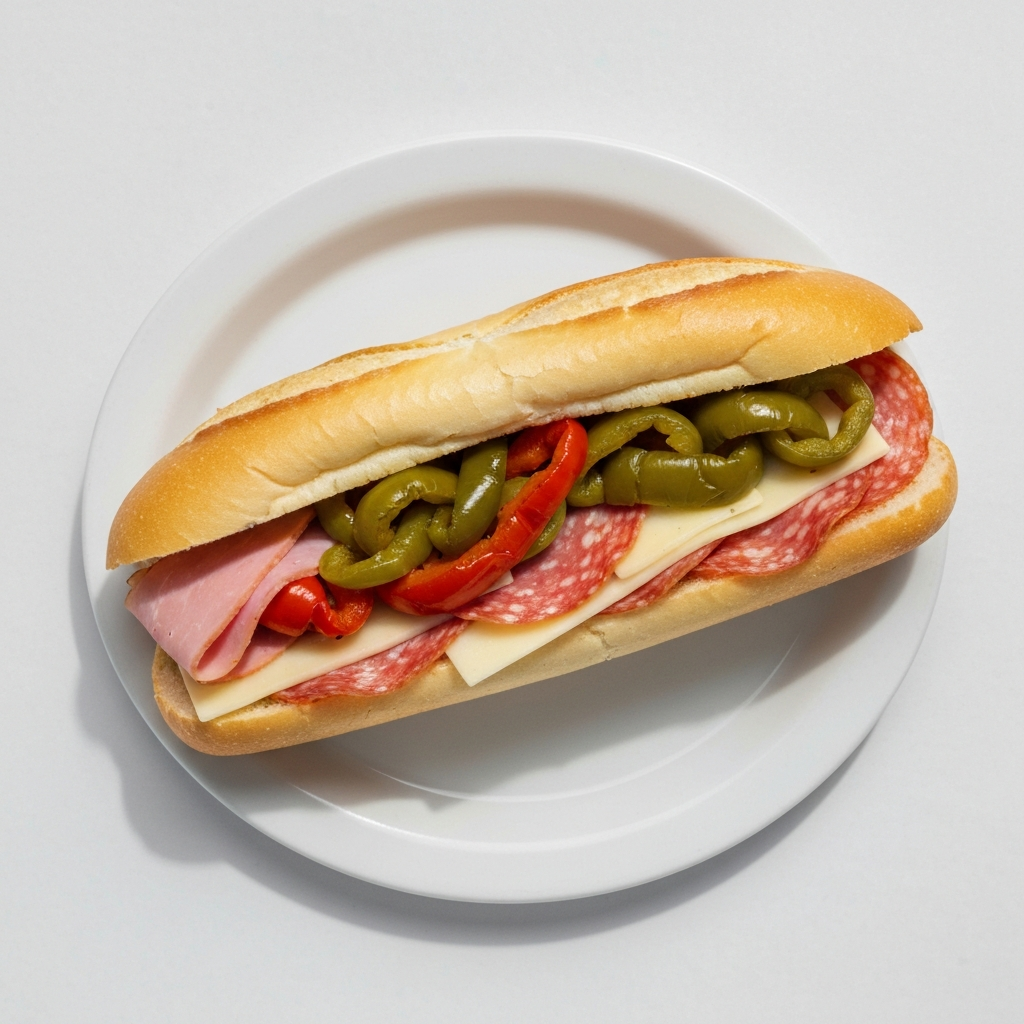 Italian sub sandwich (6")