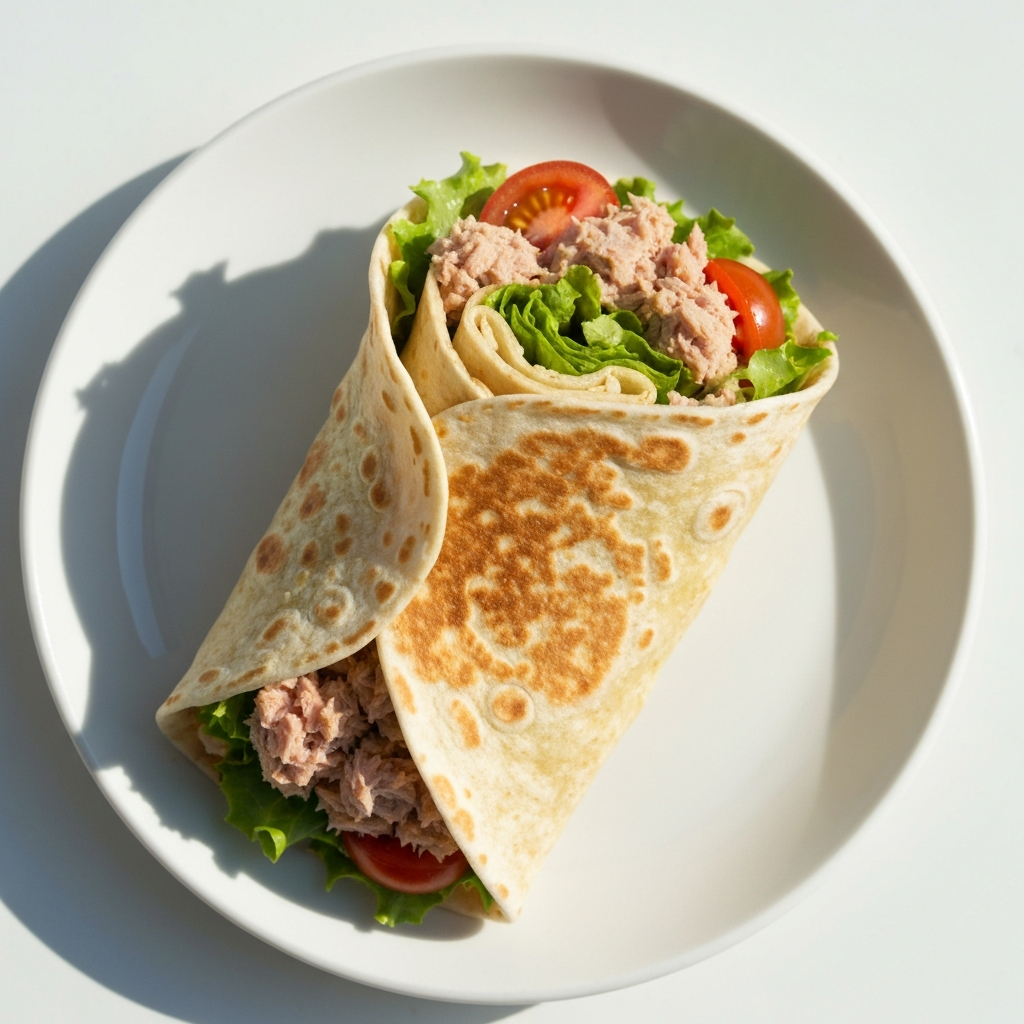 Tuna salad wrap