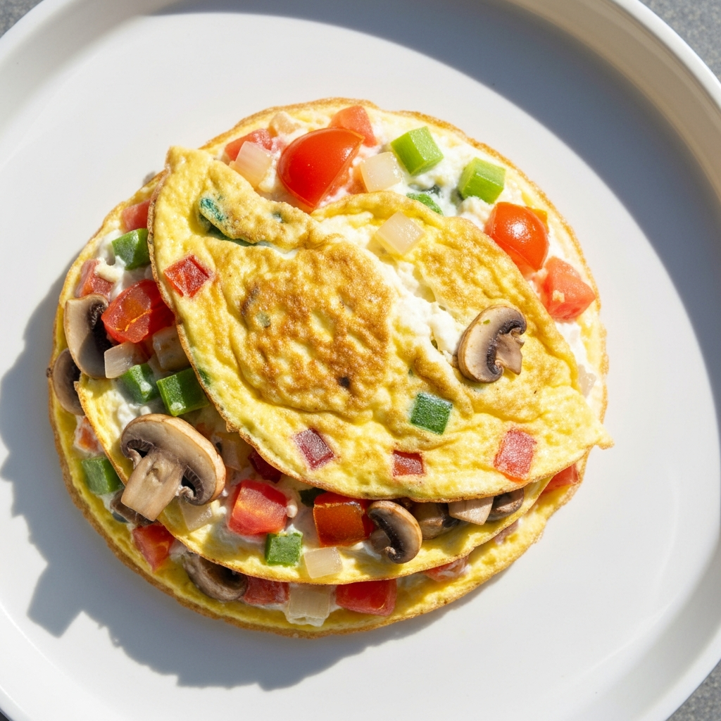Egg-White Veggie Omelette