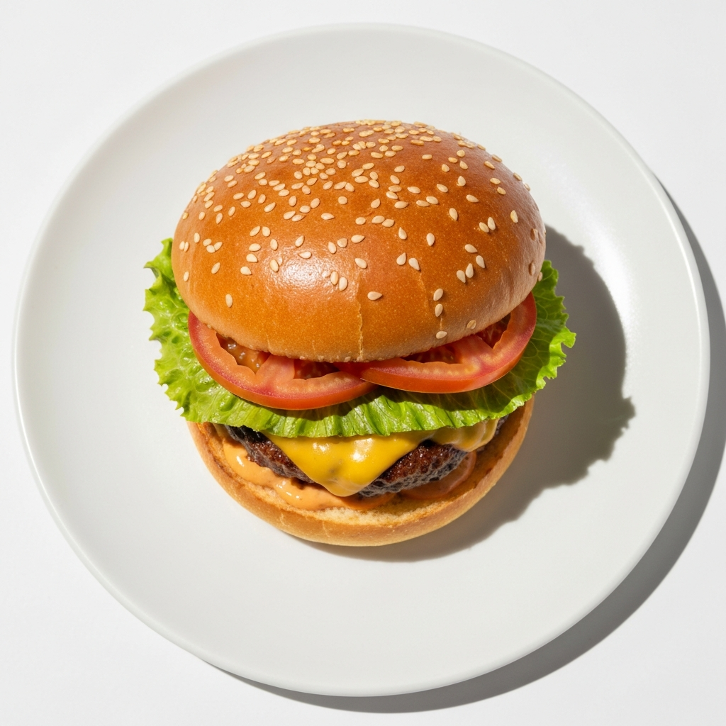 Quarter-pound cheeseburger